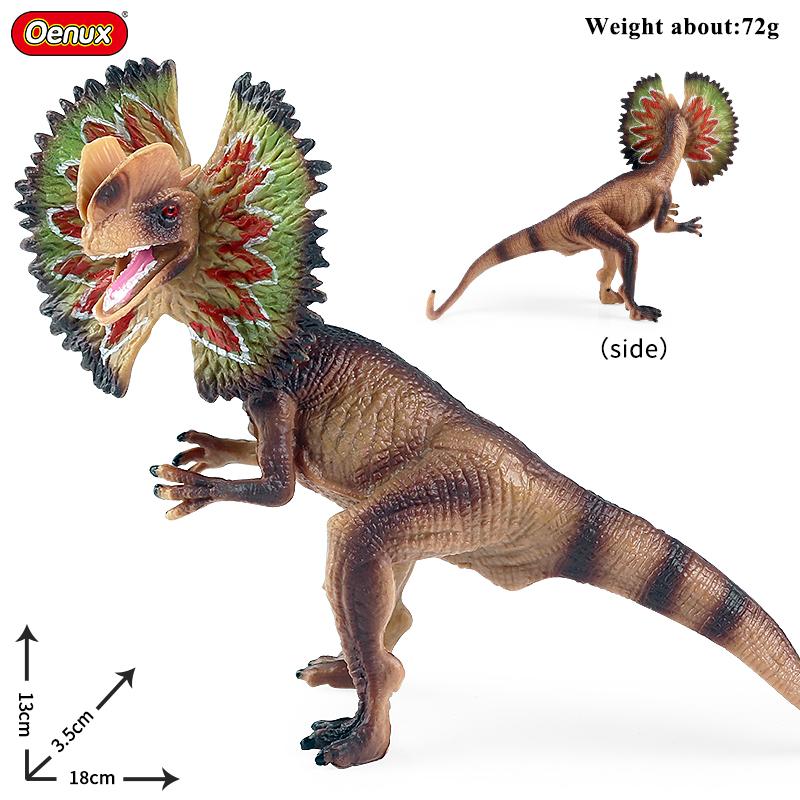 Oenux Jurassic Dinosaurs Indominus Rex Mosasaurus Saichania Dilophosauridae Spinosaurus Model Action Figures Collection Kid Toy