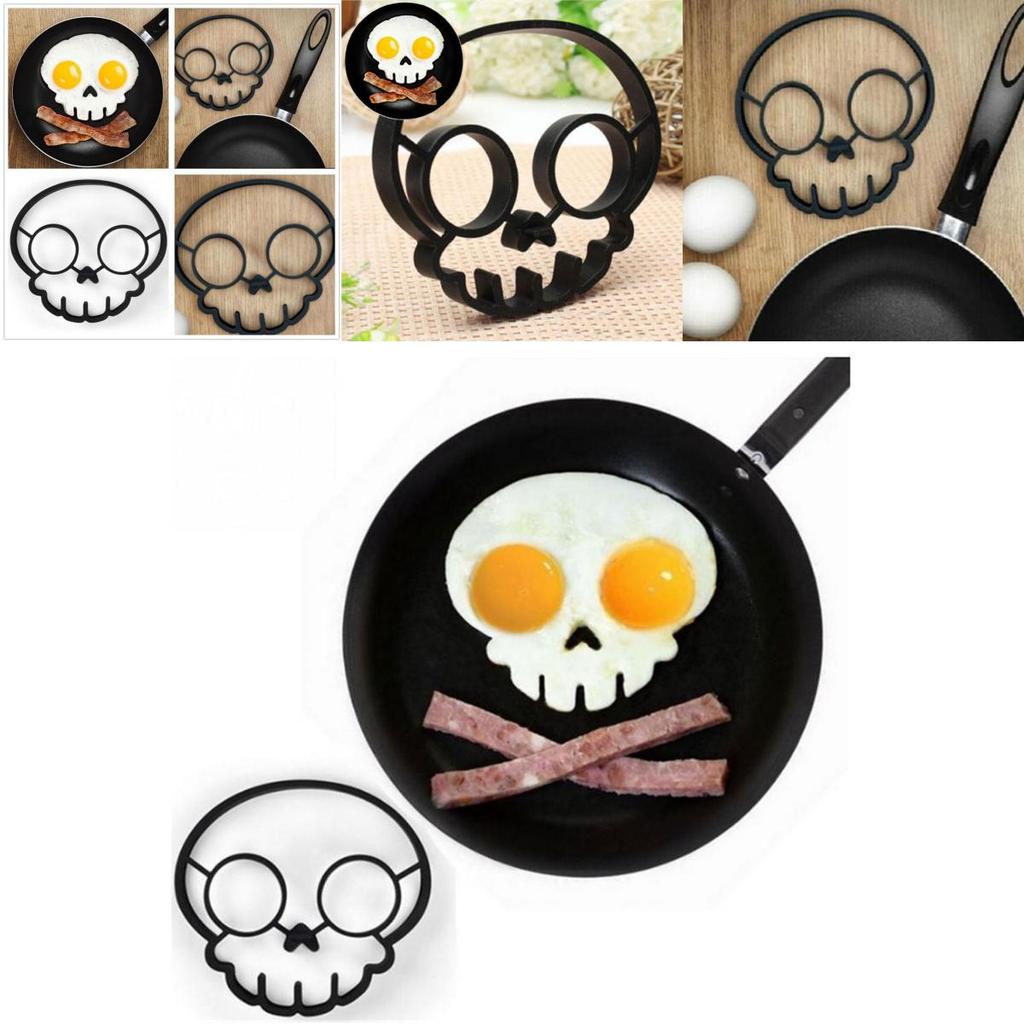 Skull Silicone Egg Maker Cartoon Egg Mold For Breakfast And Gifting