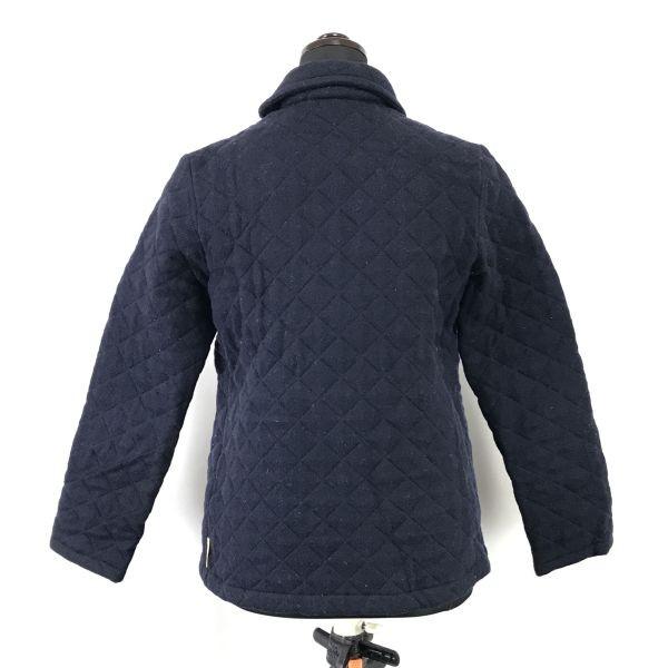 Traditional Weatherwear Short Quilted Coat Women’s XS Navy Mackintosh Japan(USED)