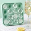 Tiny Diamond Ice Molds , Small Diamond-Shaped Silicone Ice Cube Trays 16 Cubes Per Tray, Easy Release, BPA-Free and Stackable