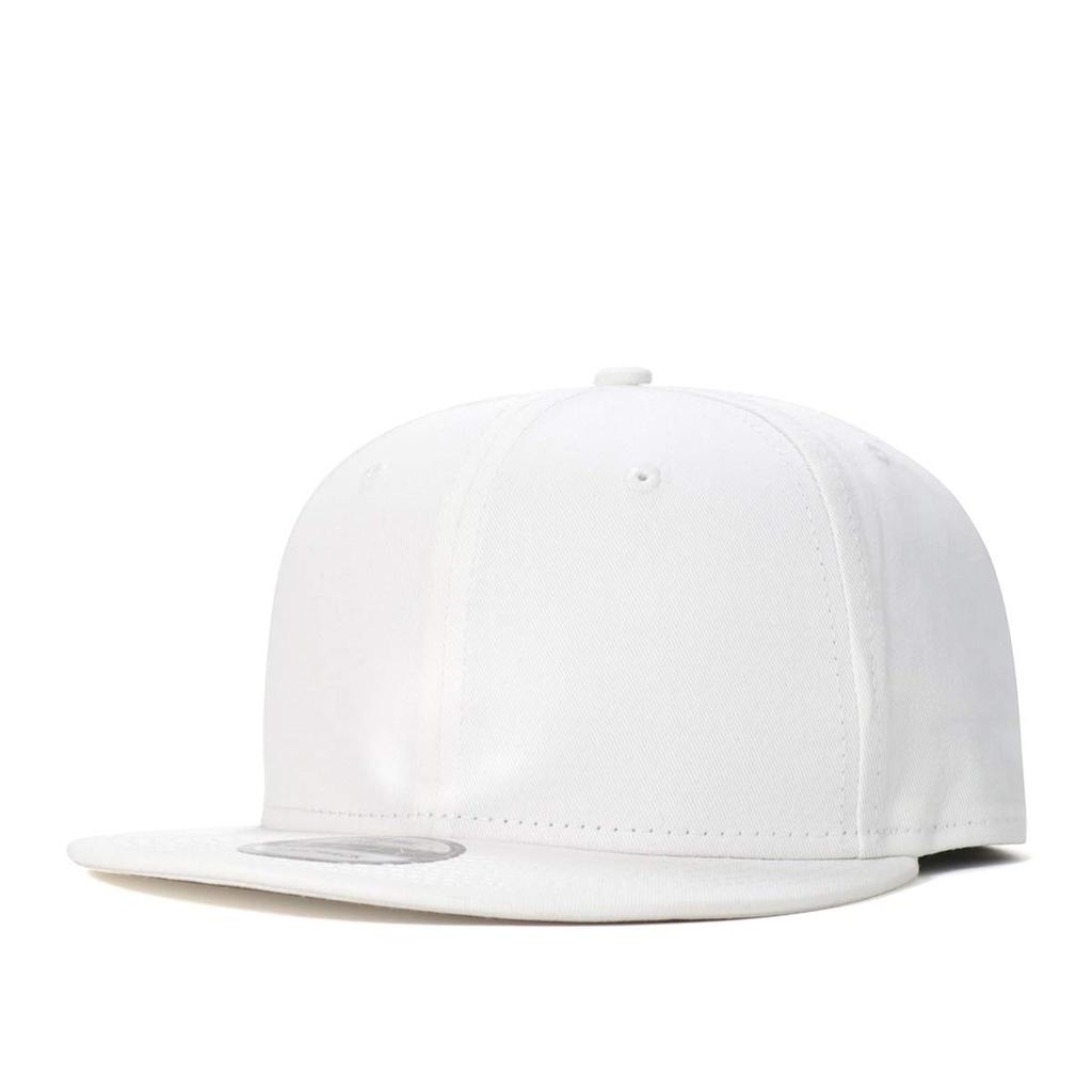 New Era 9FIFTY Flat Bill Snapback Free Size Men's Cap, White, (Adjustable)