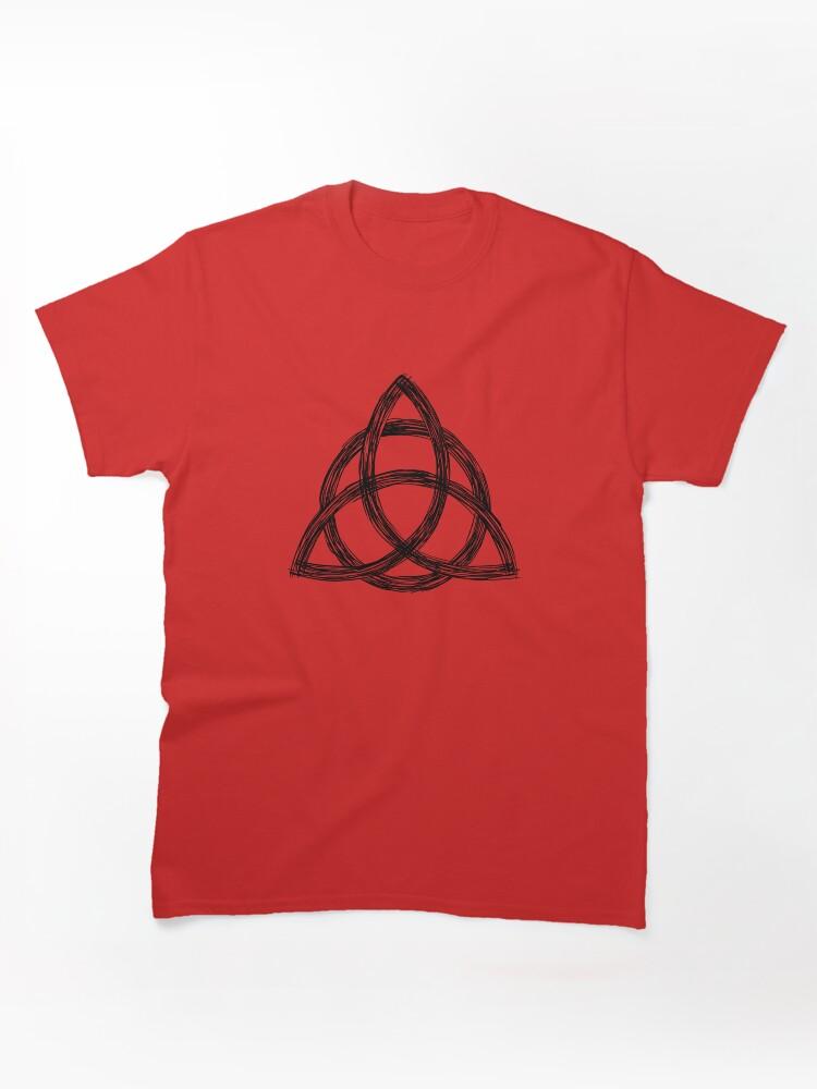 Charmed Charmed Sign / Triquetra / Witches Knot / Witch Symbol / Drawing for Spiritual Women Classic T-Shirt