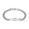 Interlocking 925 Sterling Silver Bracelets Unisex Silver 853978-J8400-0818