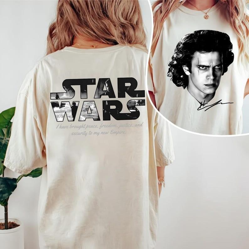 Anakin Revenge of the Sith Shirt Anakin Skywalker Shirt Darth Vader Tee Kenobi XXXL