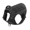 Tactical Leash and Harness Set, Nylon, for Large Dogs, Including a Dog Vest and a Pet Chest and Neck Collar