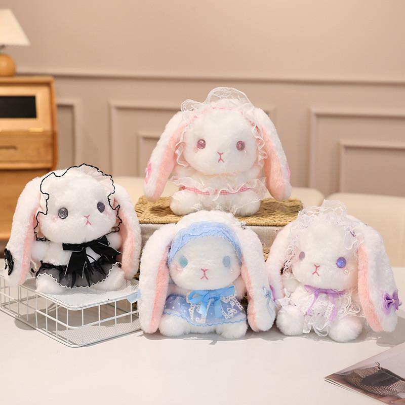 Plush Toy Rabbit Bags Backpack Cartoon Animal Style Girls Party Wear Casual