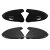 Seiten-Rückspiegelabdeckungen Blinker für VW Golf 7 MK7 7.5 GTI für Touran 2013-2020 Helles Schwarzes Spiegelgehäuse Autozubehör