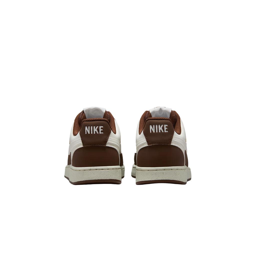 Nike Court Vision Low Top Training Shoes Women's White Brown Sneakers IM1652-101