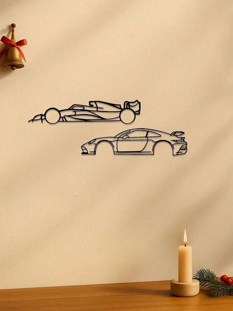 Vintage Metal Car Wall Decor Garage Man Cave Art Gift For Men