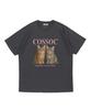 Koso Cat Together Short Sleeve T-Shirt (White)
