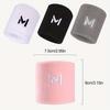 2pcs Sports Wristbands, Sweat-Absorbent and Breathable, for Men and Women, Fitness and Basketball Wrist Sleeves