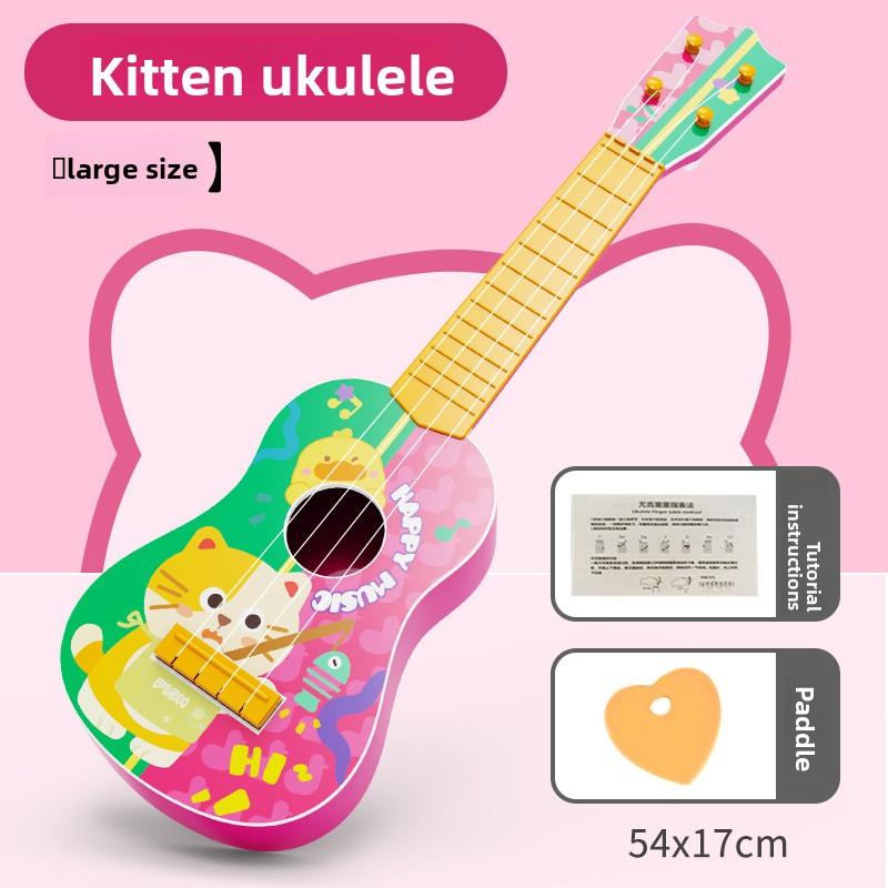 Ukulele Kids Guitar Toys Girls Boys Beginners Mini Guitar Instruments Playing Music Simulation