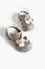 High Sole Ribbon Detailed Eva Comfort Women's Sandals DNZ223-24MinkBeige