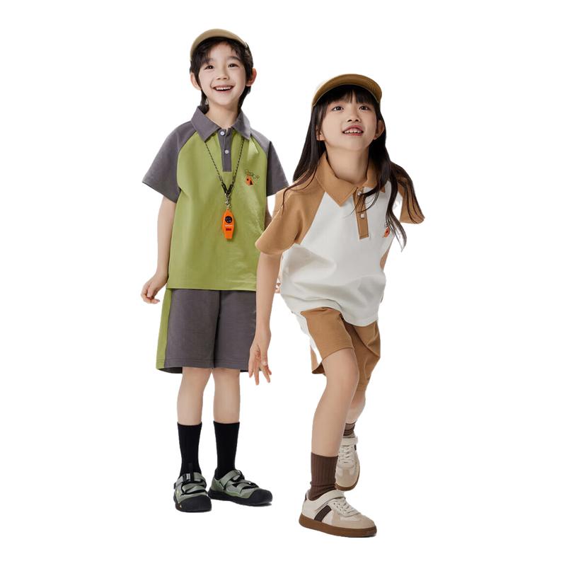 Летний мужской и женский комплект EBAER с коротким рукавом и шортами для активного отдыха 150