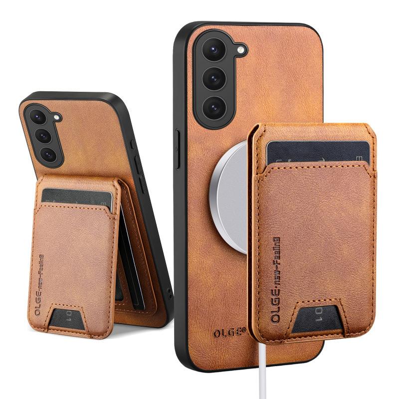 

Applicable To Samsung Galaxy S23 Mobile Phone Case 23FE Cow Pattern Leather Magnetic Card Case New 23Ultra Samsung GalaxyS23Ultra