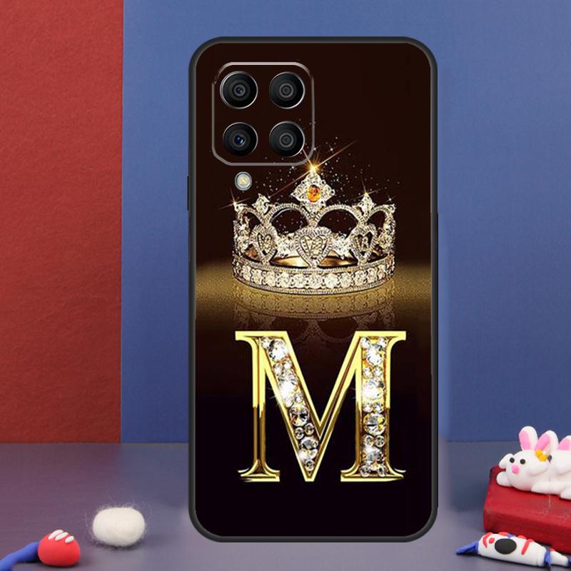 

Letter Monogram Gold Marble Case For Samsung Galaxy M13 M53 M06 M16 M31 M11 M35 M55 M15 M56 M36 M12 M32 M52 M14 M34 M54 Samsung M16