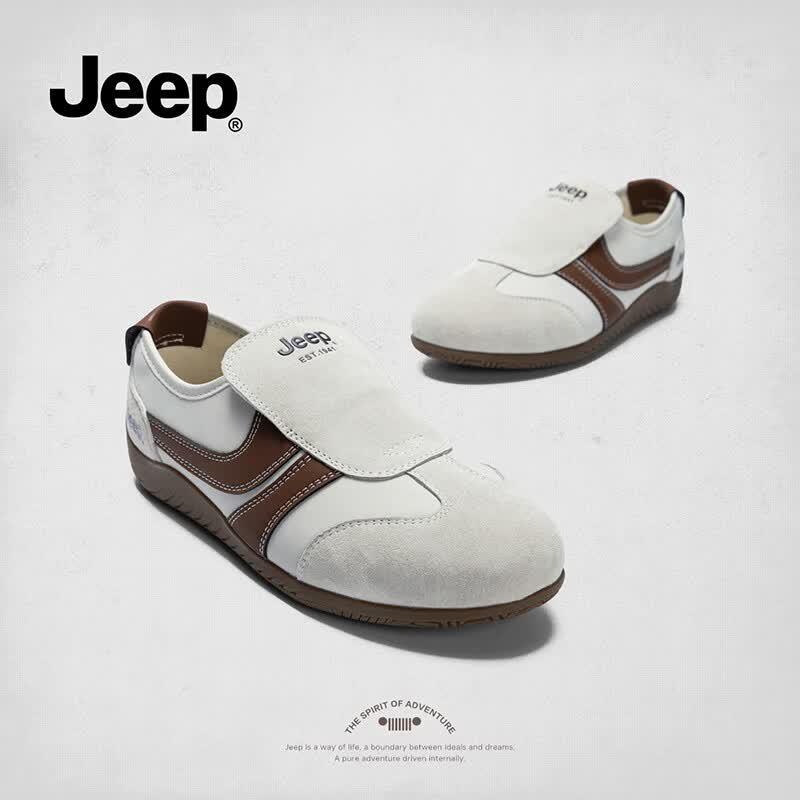 Jeep Women's Classic German Trainer Sneakers