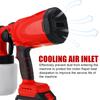 1000W 800ML Electric Spray Guns Household Convenience Spray Paint High Power Sprayer for Battery