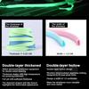 1 Pair Luminous Shoelaces Glow in The Dark Shoe Laces Fluorescent Flat Shoelaces Replacements for Sneakers Boots