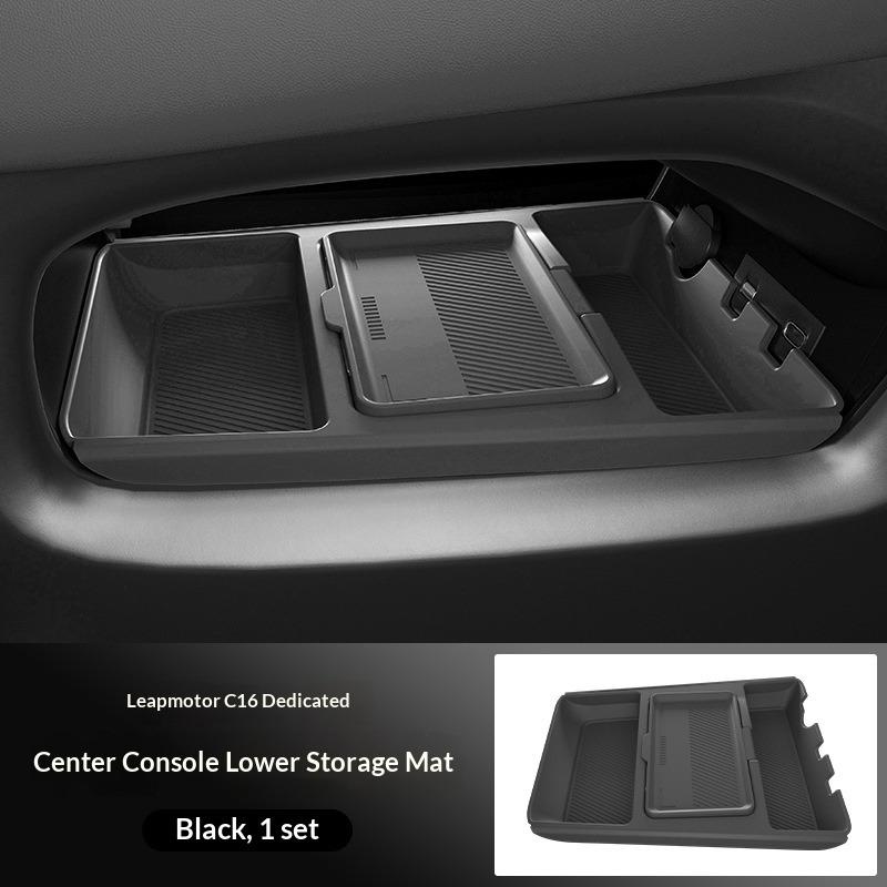 

Suitable for 24 Models of Zero Run C16 Central Control Lower Silicone Storage Box Storage and Decoration Car Supplies чёрный