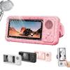 Waterproof Mobile Phone Holder with Bluetooth-compatible Speaker Adjustable Rotation Shower Phone Stand Touch Screen Bathroom Mount