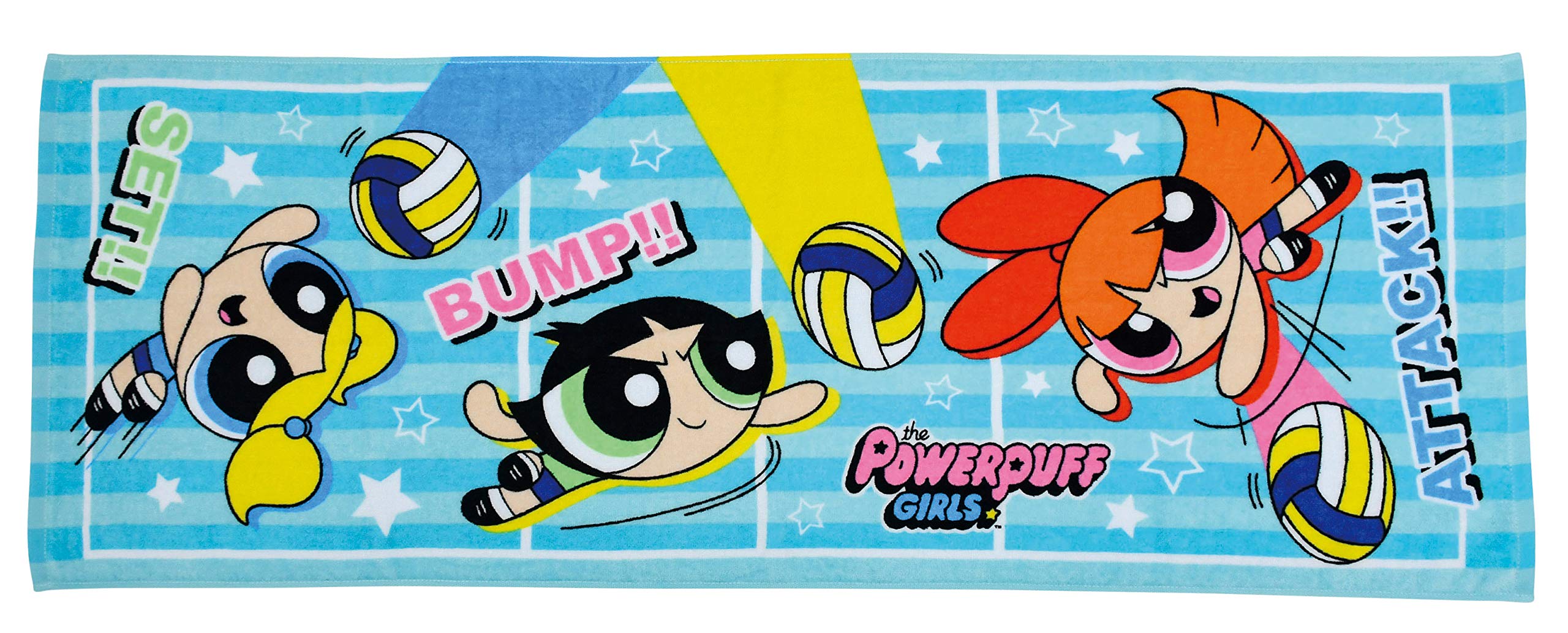 

Спортивное полотенце Marushin Powerpuff Girls для девочек, волейбол, синее, хлопок, антибактериальное и дезодорирующее 6705002500 100%