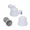 1/4" Garden Micro Water Filter Stainless Steel Mesh 40 Micron Filter 9.52mm Quick Slip Fitting Garden Irrigation Hose Filter