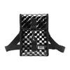 Translucent Checkerboard Logo Nylon Shoulder Crossbody Bag Women Bags Black White VN0A7Q2BBLK
