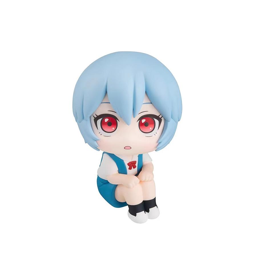 

10 см ЕВА Аніме Євангеліон Аянамі Рей Фігурка Сорюу Аска Ленглі Погляд Вгору Сидяча Модель Іграшкова Лялька Фігурка Дії ПВХ Прикраса