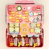 Accessories Storage Box Cute Children's Hair Pin Jewelry Cosmetic Storage Toy Desktop Dustproof Accessory Organize Case with Lid