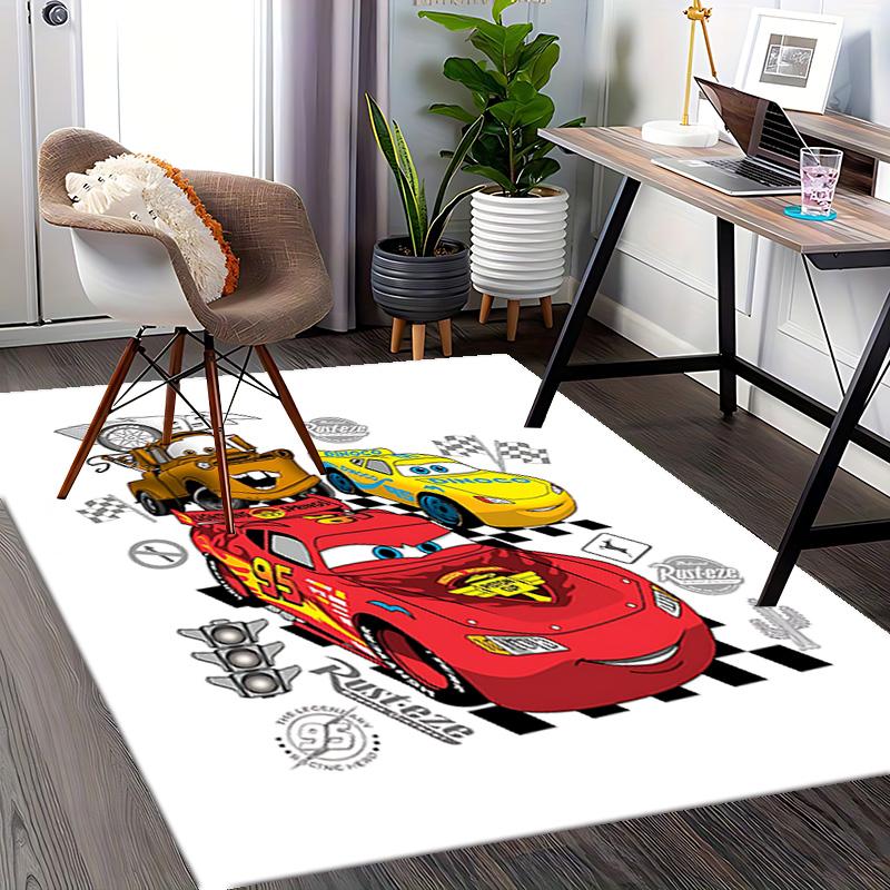 1pc Futuristic Car Carpet Rug for Bedroom Living Room Decor Sofa Home Game Area Rug Non-slip Floor Mat. D0730020
