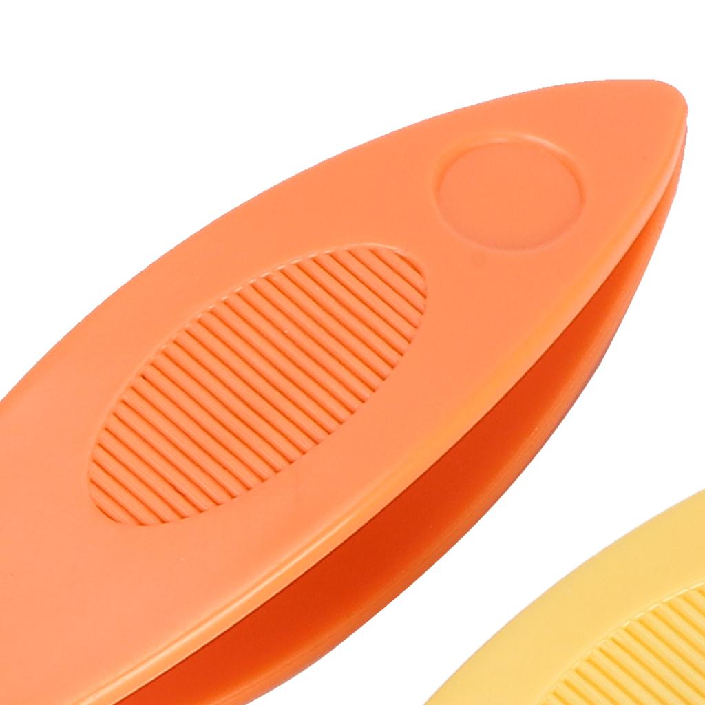 2pcs Tatting  s Plastic Tatting  s Craft Tool for   Hand Sewing Knitting(Orange Yellow )