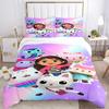 Fantasy Friends Adventure Print 3Pcs Bedding Setduvet Cover With 2 Bedropillowcase Home Birthday Gift