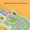 New Three-mode Children's Electric Guitar Button Cartoon Toy Piano Children's Early Education Educational Toy Musical Instrument