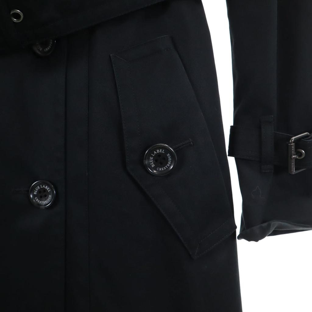 Manteau trench BLUE LABEL CRESTBRIDGE 40 noir Avec doublure Femmes Occasion