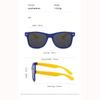 Children's Square Frame Sunglasses Sun Protection Sunglasses Simple and Versatile Fashion Trend New Document Summer 2024