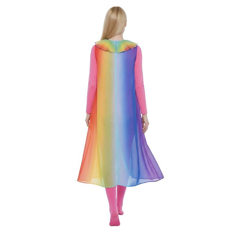 Cross-Border Foreign Trade Time-Travel Cosplay Costume Alco Rainbow Space Suit Cosplay Two-Dimensional Stage Performance Costume