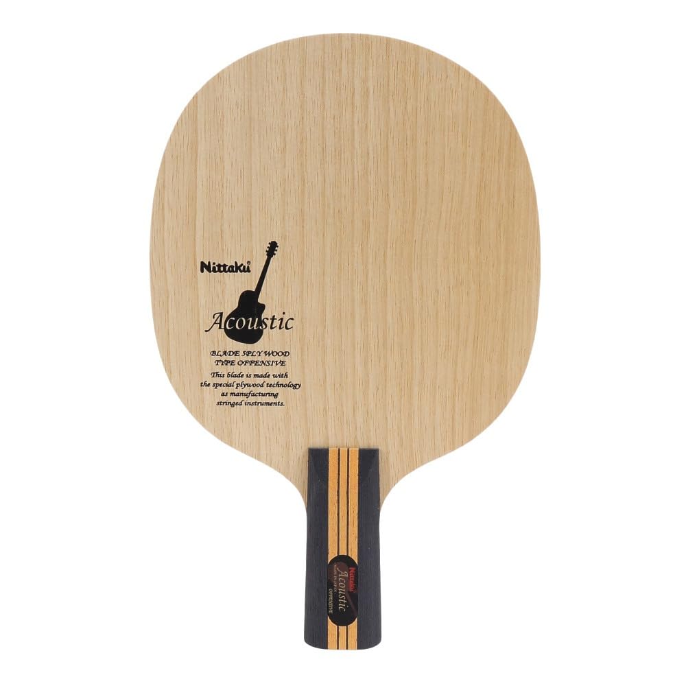 Nittaku Raquete de Tênis de Mesa Acústico C Suporte para Caneta Madeira Compensada (Estilo chinês) NE-6661