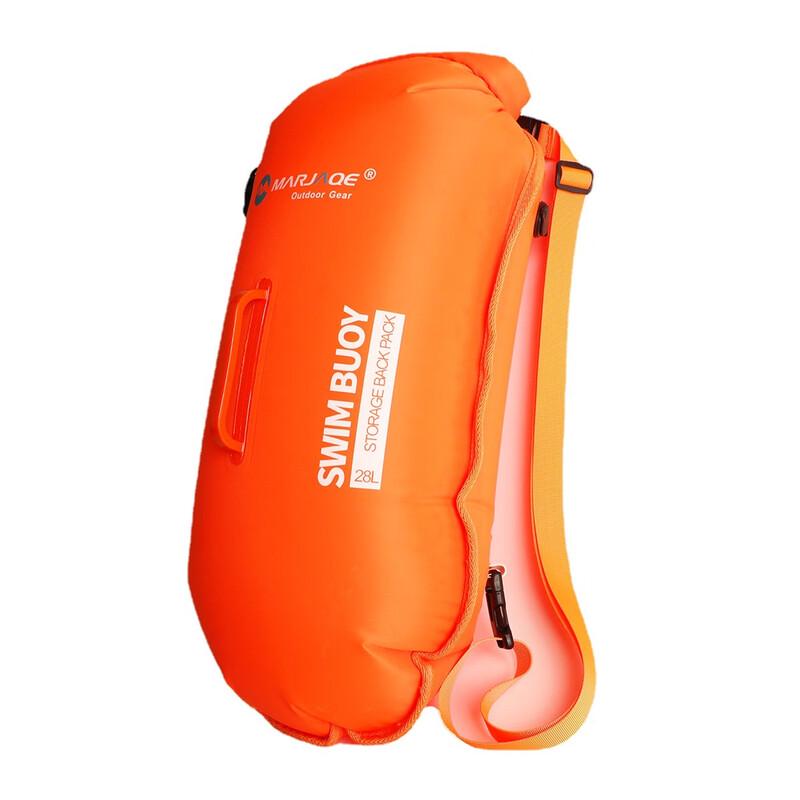 MARJAQE Dual Airbag Waterproof Swim Buoy Backpack