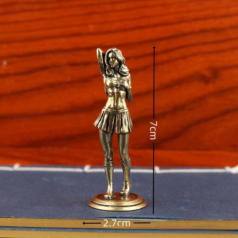 

Твердая медная красивая женщина украшение сексуальное бикини красавица статуэтка девушка модель коллекционная статуэтка подарки для мужчин братьев