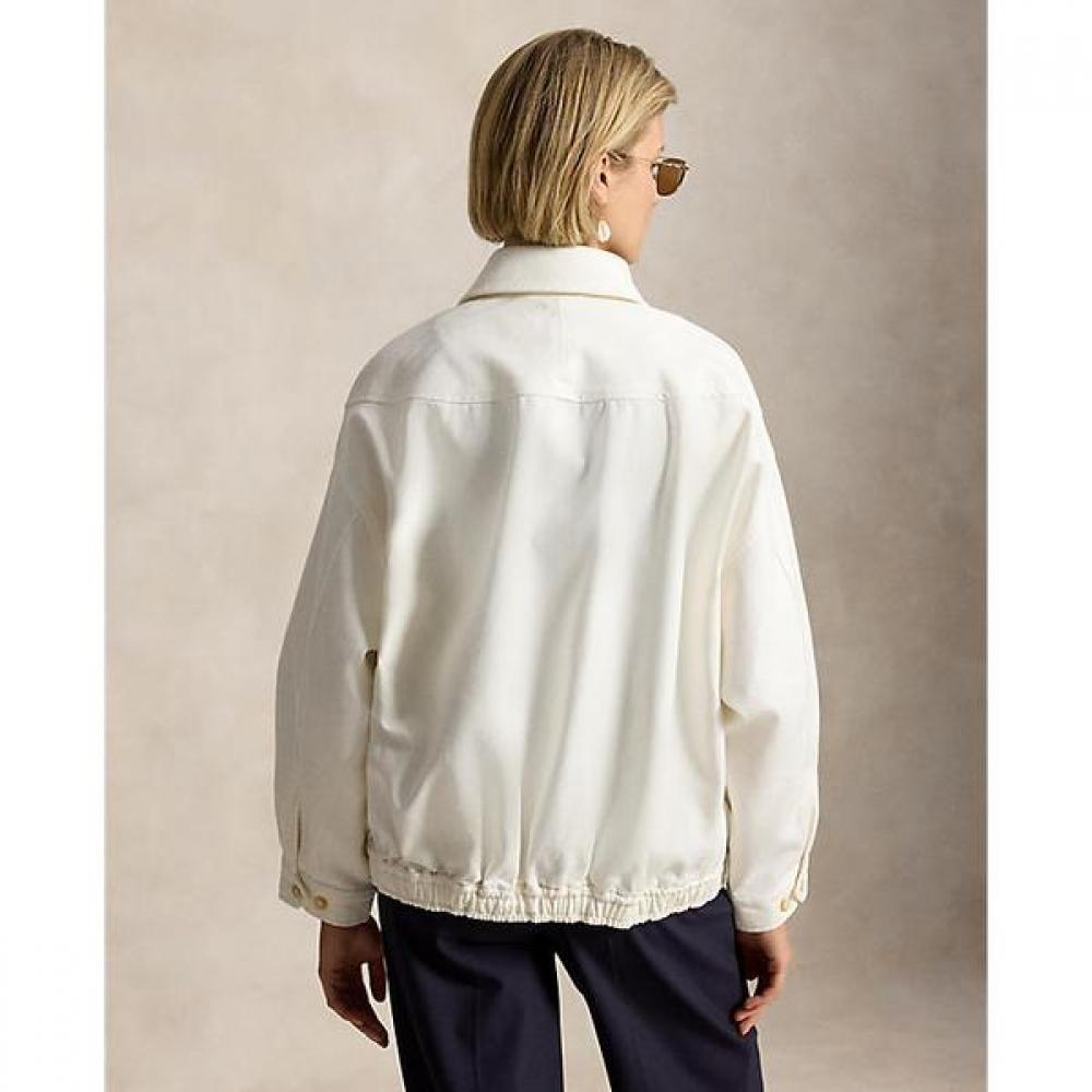 Polo Ralph Lauren מעיל כותנה דו-צדדי לנשים S Wmpootwndg20085101