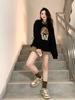 2025 Autumn/Winter Plus Velvet Thick Hoodie: Unisex Fox Cotton, Round Neck, Casual Korean Style