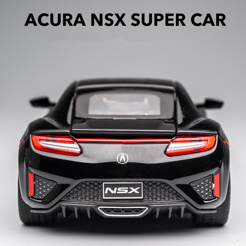 1/32 Honda Acura NSX Alloy Sports Car Diecasts & Toy Vehicles Metal Car Model Simulation Sound and Light Collection Childrens Toy Gift