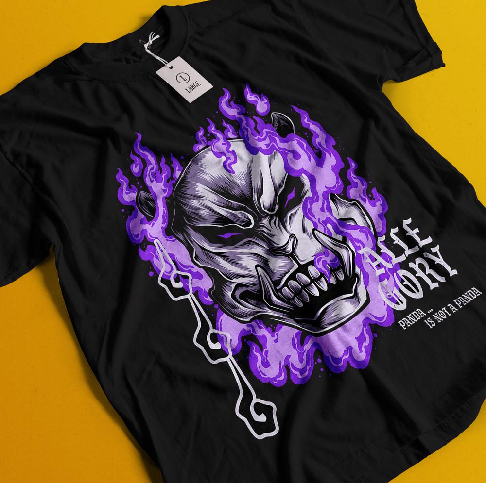 

Футболка Jujutsu Kaisen Панда Футболка Годжо Сатору Футболка Итадори Мэгуми JJK Тодзи L