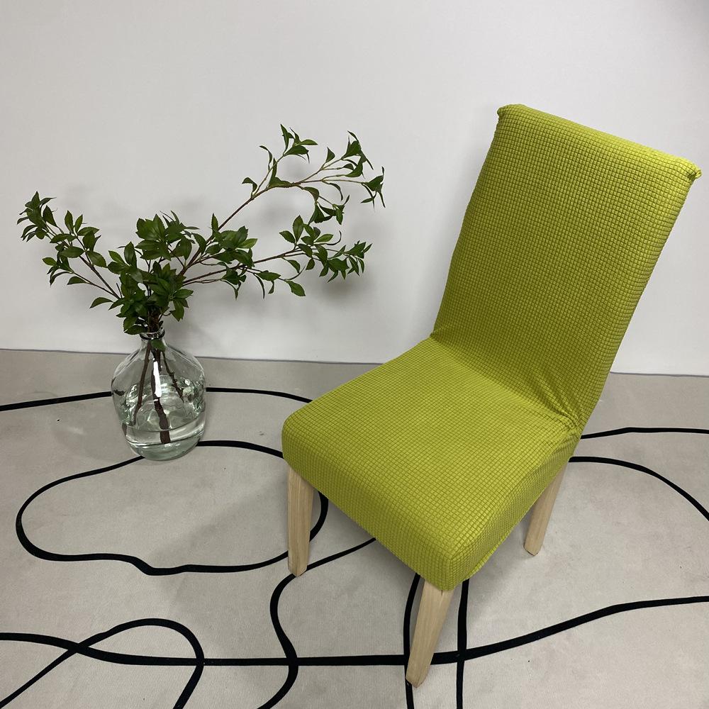 Corn Grid Thickened And Enlarged Fleece Grid Fleece Chair Cover Table And Chair Elastic Restaurant Chair Universal In All Seasons