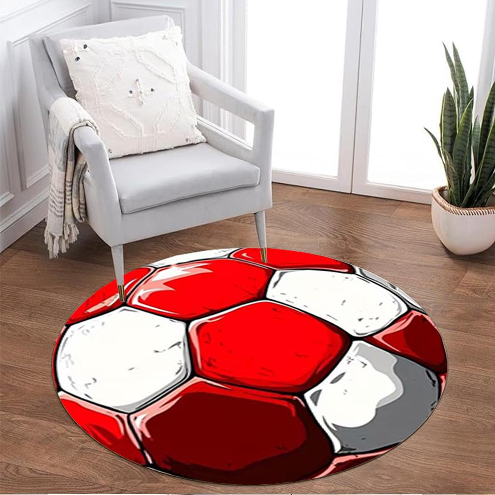 1 stuks Voetbal vloerkleed huis tapijt antislip ontwerp voor kantoor decoratie cadeau woonkamer slaapkamer