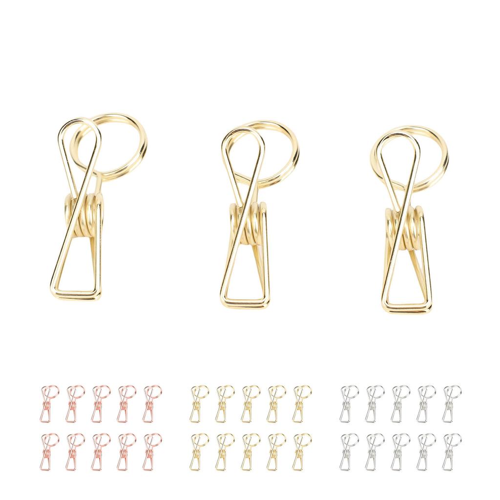 10 Pezzi Clip per Segnaposto Tavolo Metalliche Riutilizzabili Supporto Display Numero Menu da Scrivania per Matrimoni Eventi Ristoranti