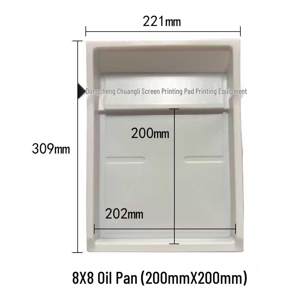 

Pad Printing Machine for Blister Plastic Oil Tray Covers, 8x8 Disposable Oil Tray Grooves Pad Printer