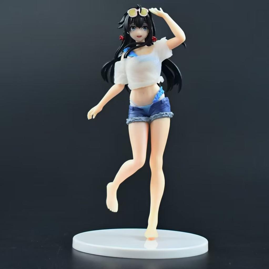 18CM Yukinoshita Yukino Coreful Figure T-Shirt Swimsuit Ver Yahari Ore no Seishun Love Comedy wa Machigatteiru Kan Doll Toys