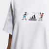 Adidas X Seebin SS23 Graphic Logo Tee Regular Sleeve Round Neck Short Sleeve T-Shirt Women Tops White Light-Grey HY2861